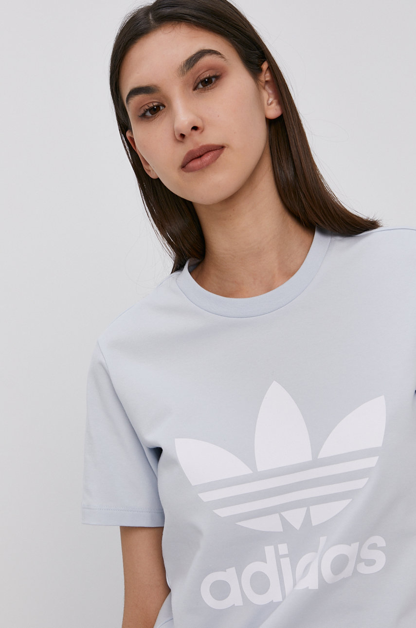 TriÄko adidas Originals GN2975, barva svÄtle modrÃ¡ | ANSWEAR.cz
