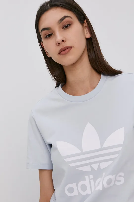 голубой Футболка adidas Originals