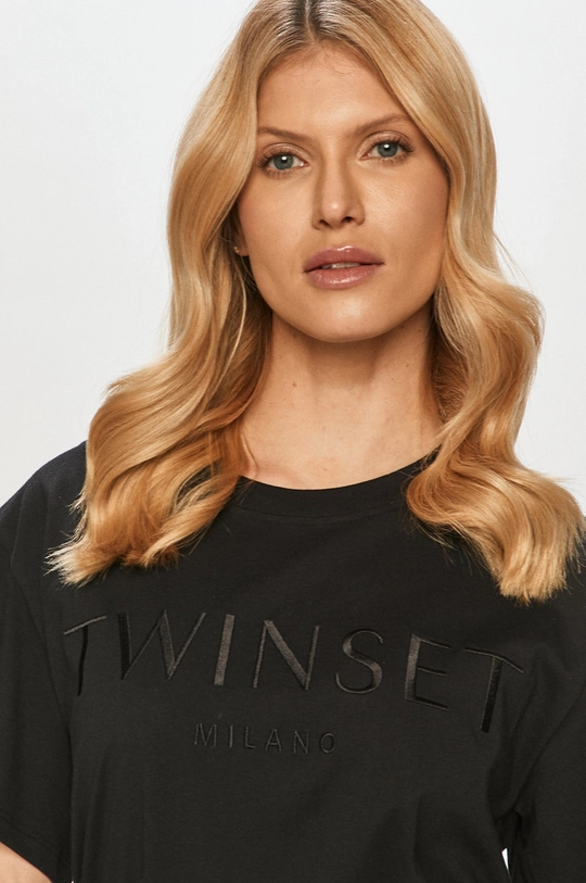 czarny Twinset T-shirt