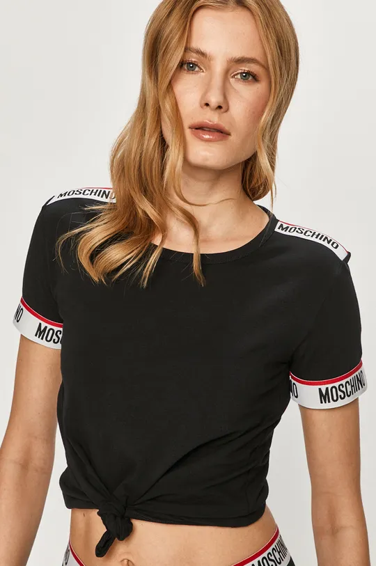 czarny Moschino Underwear T-shirt