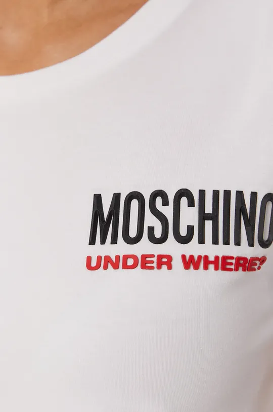 белый Футболка Moschino Underwear
