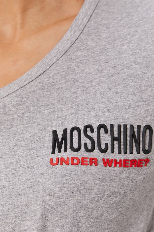 šedá Tričko Moschino Underwear