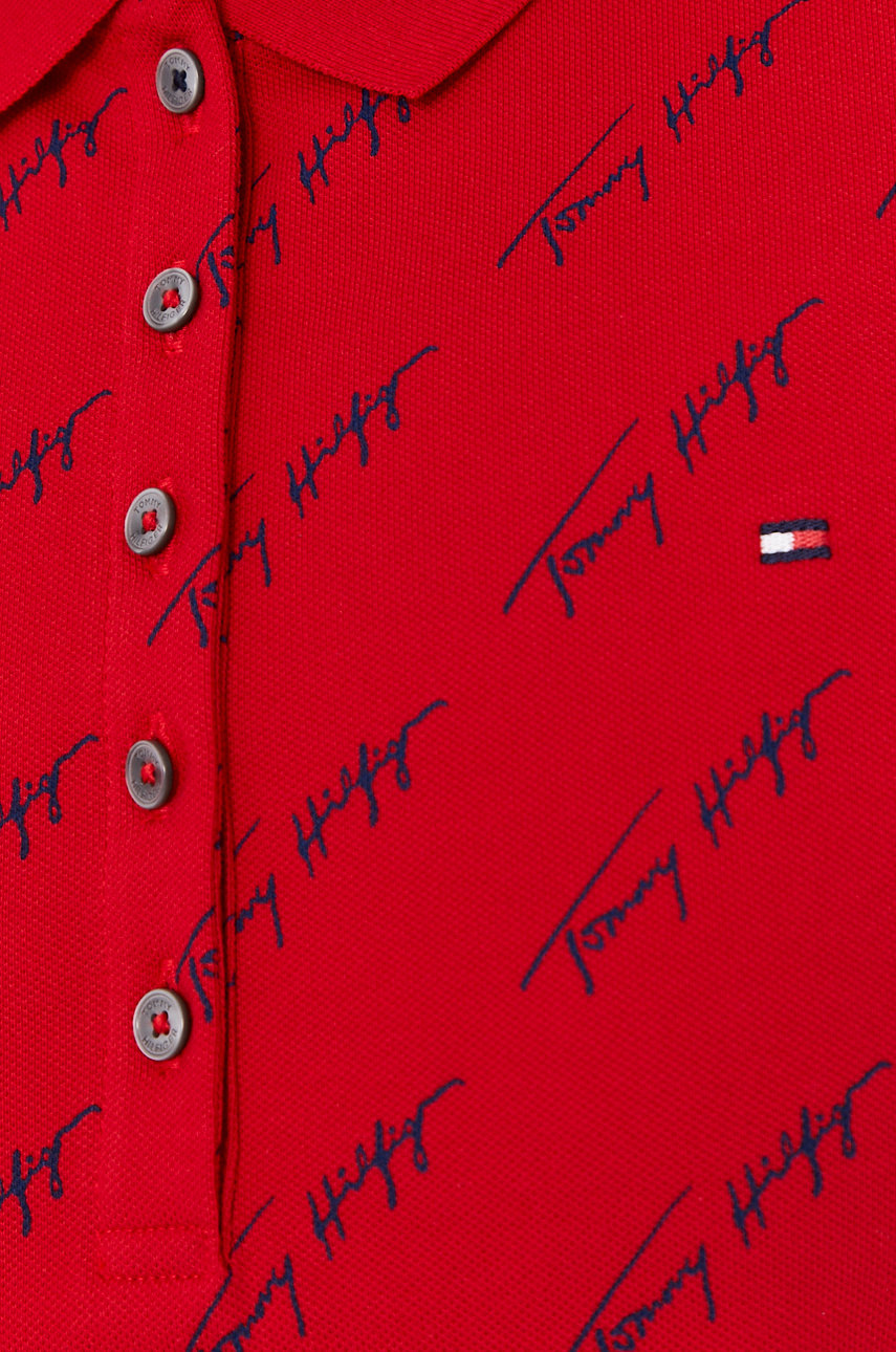 Tommy Hilfiger Tshirt damski kolor czerwony