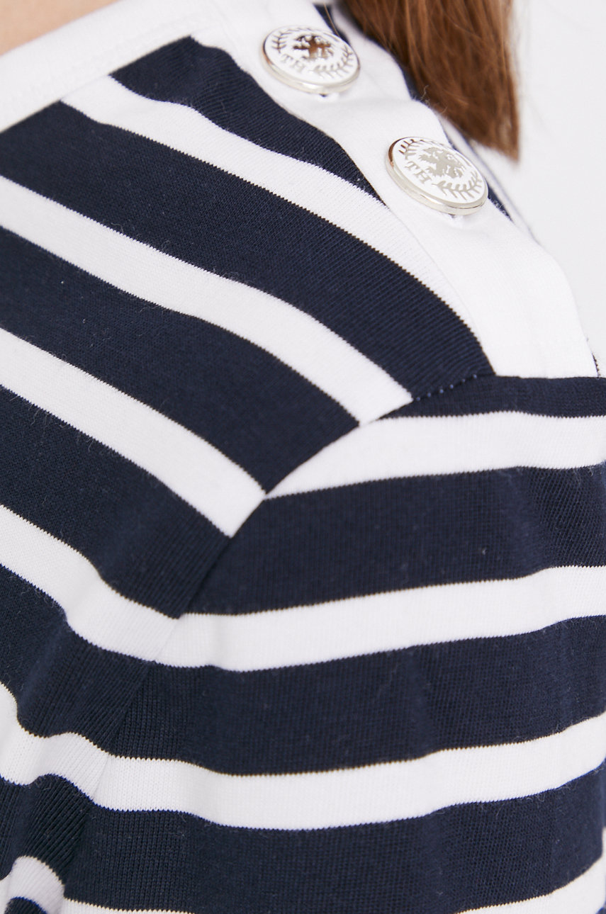 Tommy Hilfiger Tshirt, damski kolor granatowy