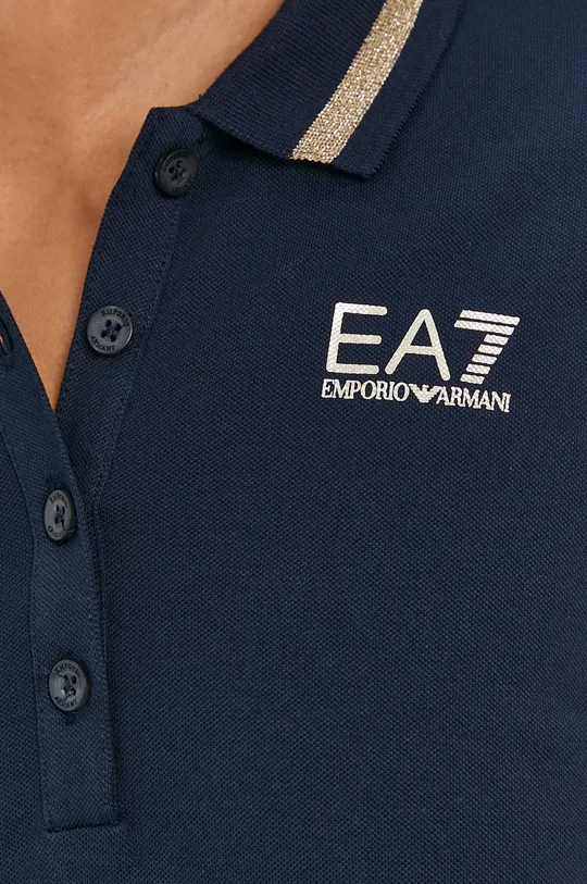 granatowy EA7 Emporio Armani - T-shirt 3KTF04.TJ9DZ