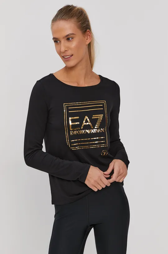 EA7 Emporio Armani T-shirt 3KTT33.TJ28Z czarny