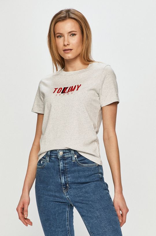 sivá Tommy Jeans - Tričko Dámsky