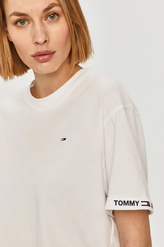 biały Tommy Jeans - T-shirt DW0DW10130.4891