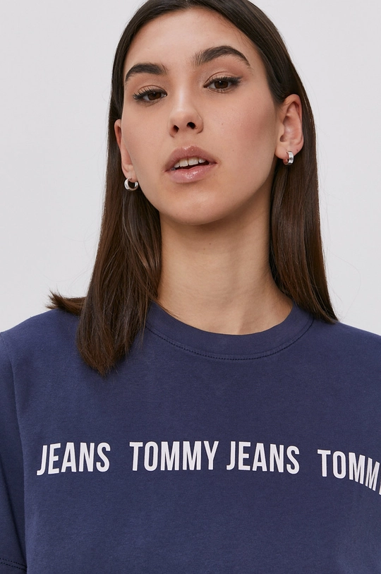 tmavomodrá Tričko Tommy Jeans