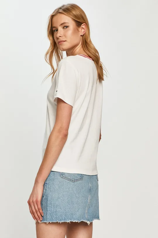Tommy Jeans - T-shirt DW0DW09819.4891 100 % Bawełna organiczna