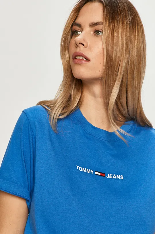 μπλε Tommy Jeans - Μπλουζάκι