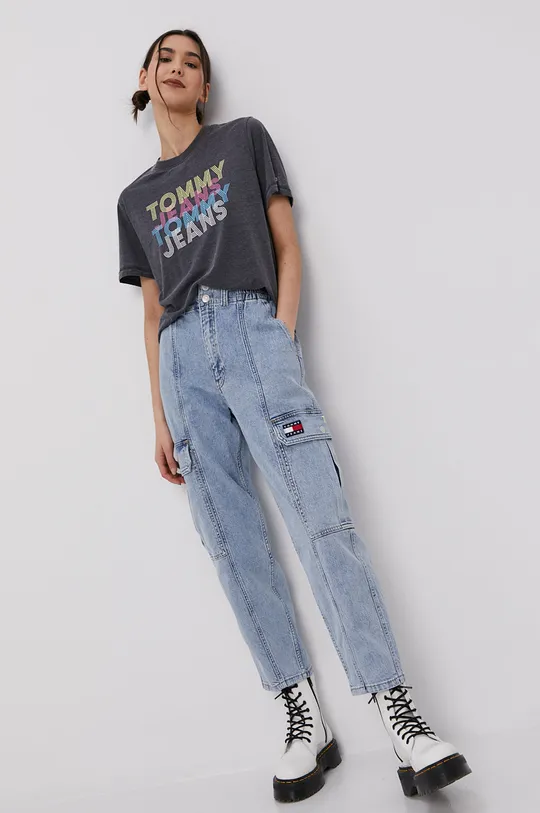 Tommy Jeans T-shirt DW0DW10205.4891 czarny