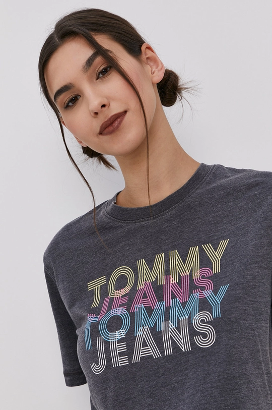 čierna Tričko Tommy Jeans