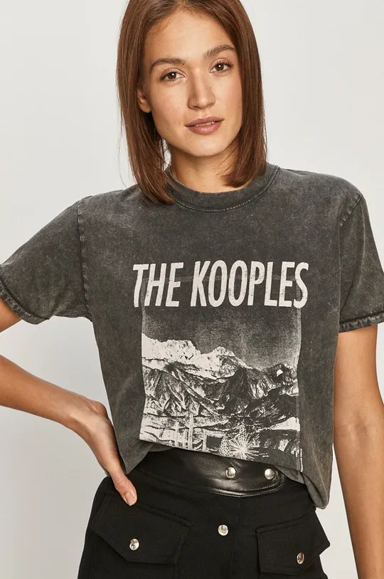szary The Kooples - T-shirt Damski