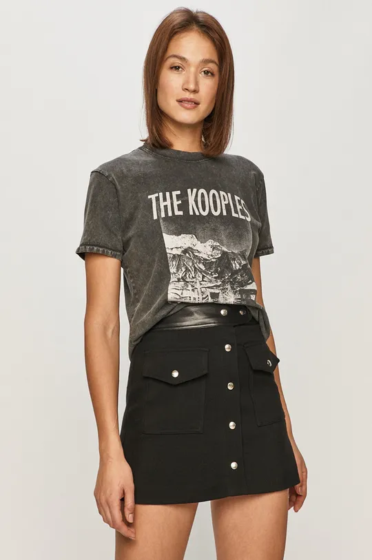 szary The Kooples - T-shirt