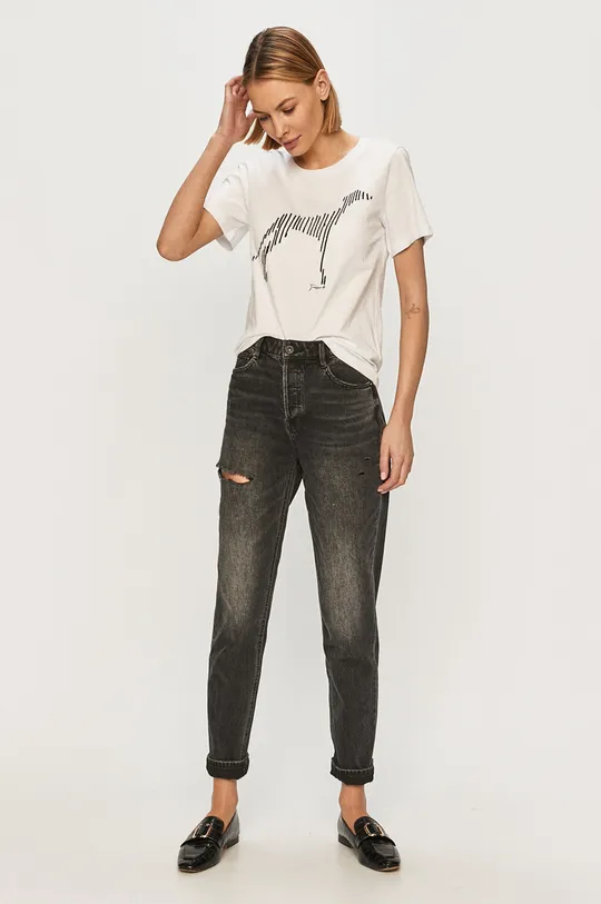 Trussardi Jeans - T-shirt biały