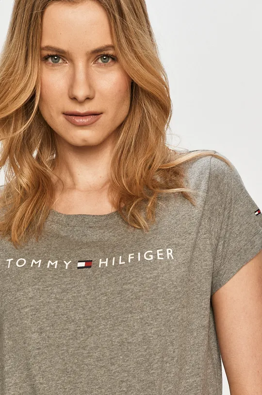 szary Tommy Hilfiger - T-shirt