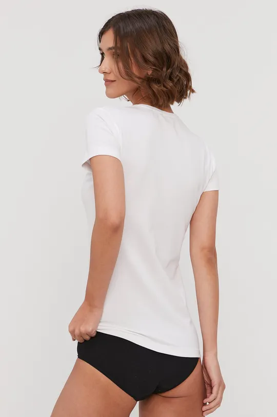 Emporio Armani T-shirt piżamowy 163139.1P223 biały
