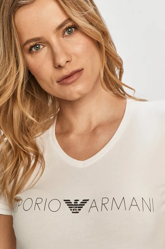 biały Emporio Armani - T-shirt 163321.1P227