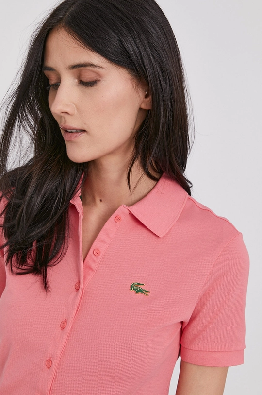 różowy Lacoste - T-shirt PF0654