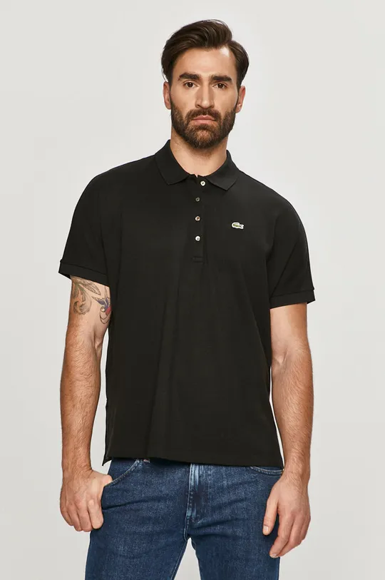 czarny Lacoste - T-shirt PF6181 Damski
