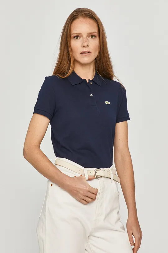 blu navy Lacoste T-shirt in cotone Donna