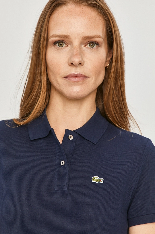 navy Lacoste cotton t-shirt