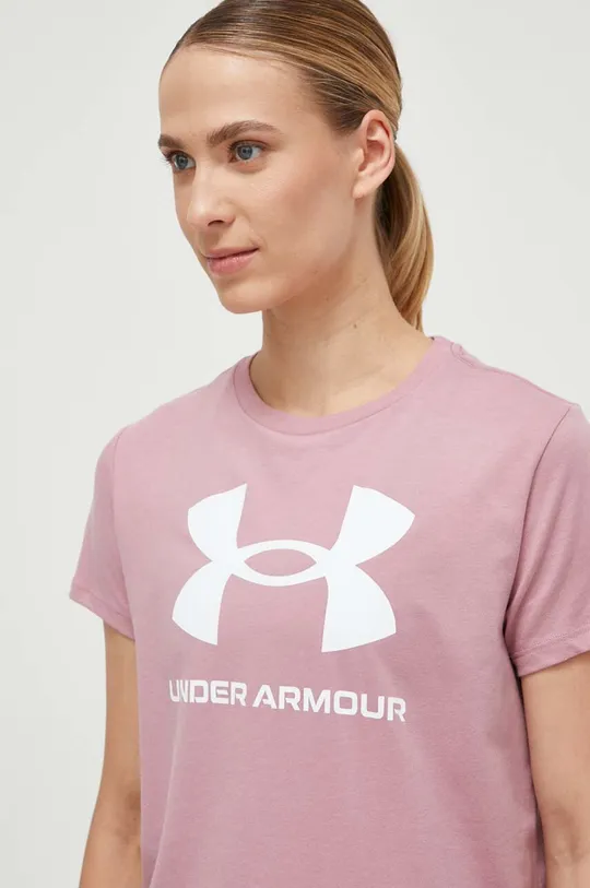 różowy Under Armour t-shirt