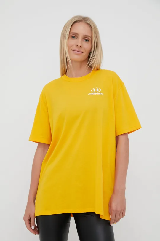Under Armour t-shirt 1363206 pomarańczowy