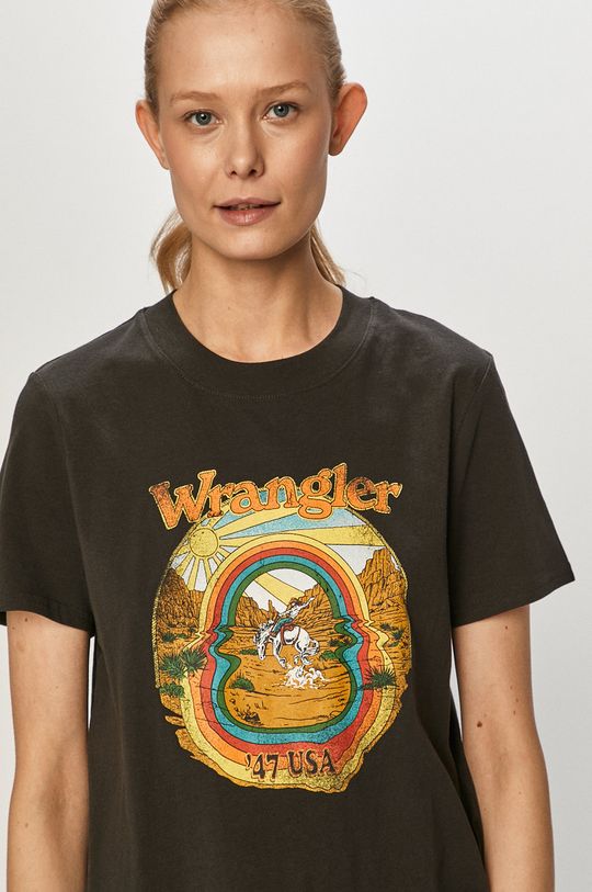 černá Wrangler - Tričko