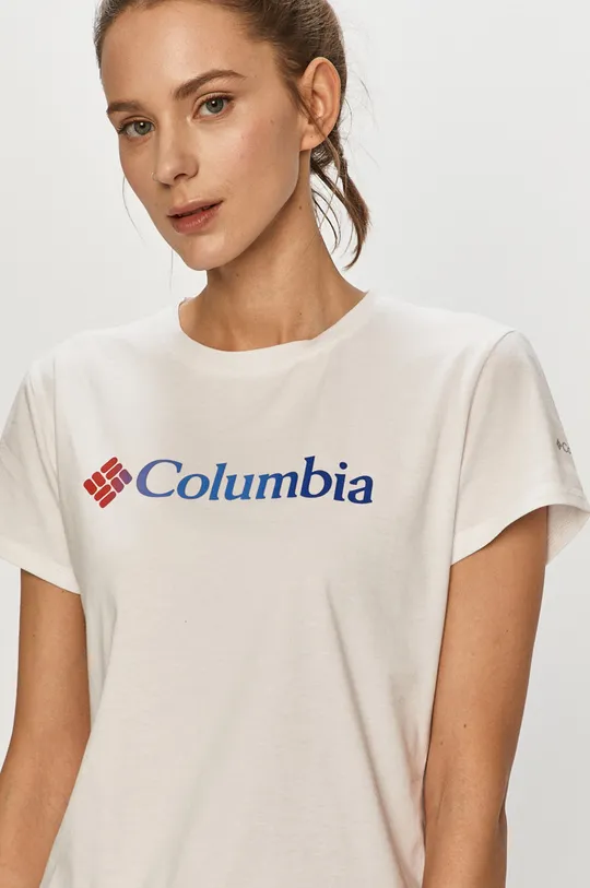 biały Columbia T-shirt Sun Trek