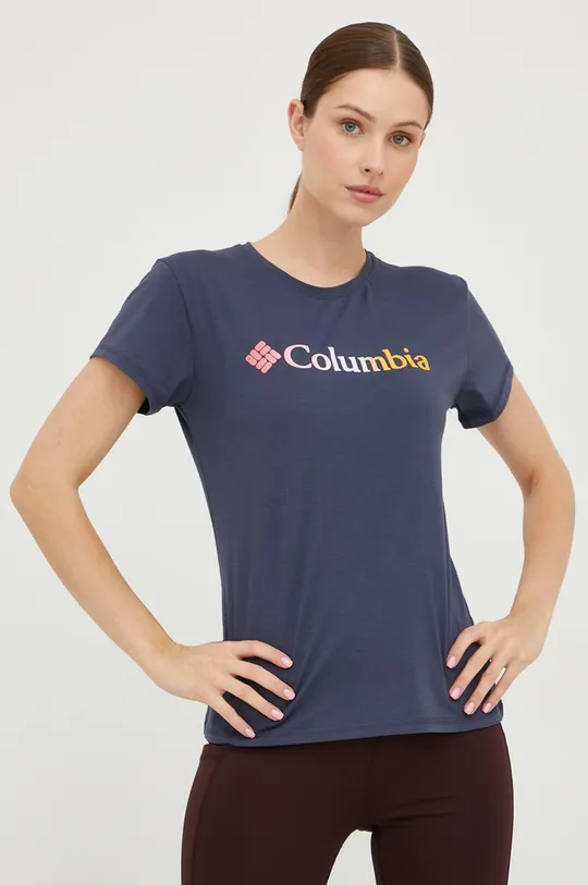 niebieski Columbia t-shirt sportowy Sun Trek Sun Trek Damski