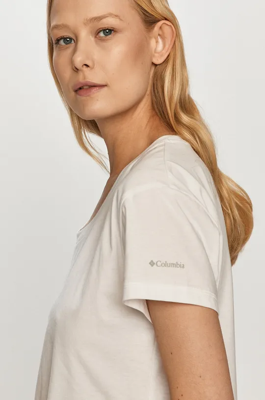 biały Columbia T-shirt