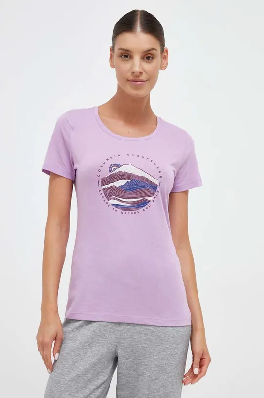 fioletowy Columbia t-shirt Daisy Days Damski