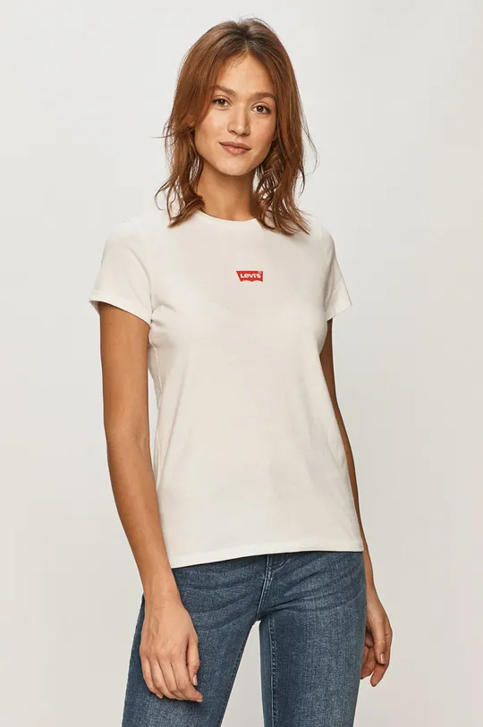 biały Levi's - T-shirt Damski