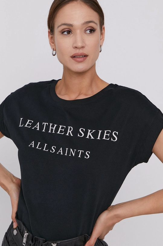 чёрный Футболка AllSaints Женский