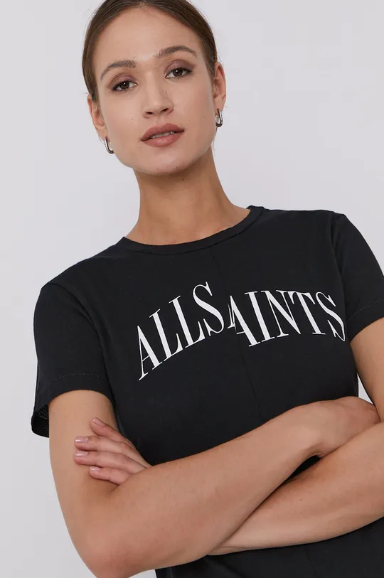 czarny AllSaints T-shirt