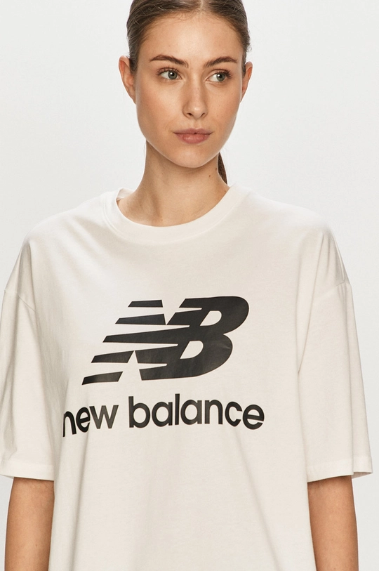 biela Tričko New Balance WT03519WK Dámsky