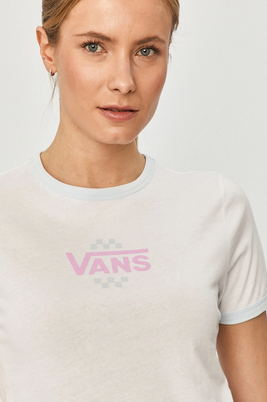 biały Vans - T-shirt