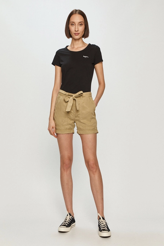 Pepe Jeans - T-shirt Basic fekete