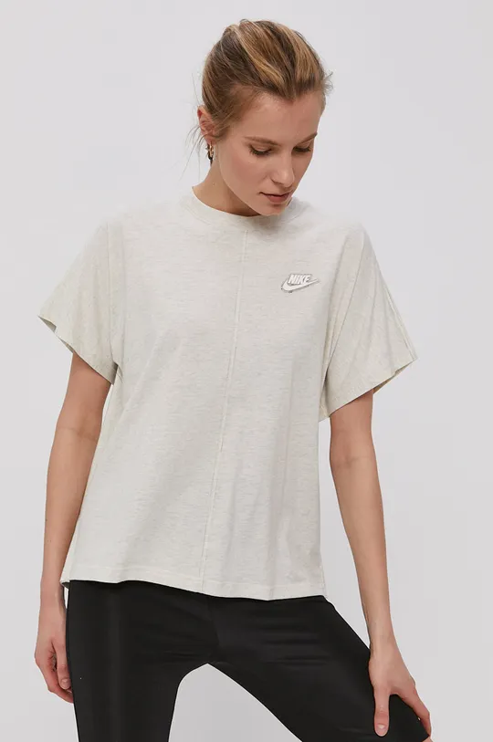 Nike Sportswear T-shirt beżowy