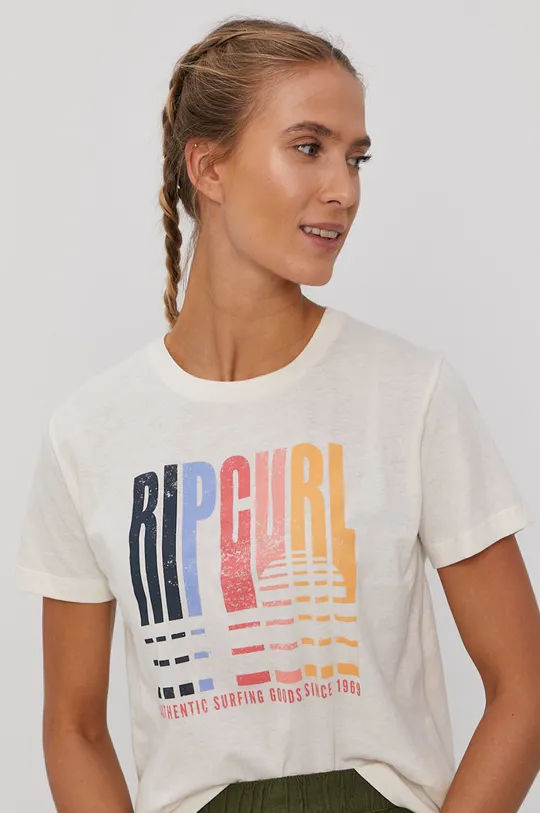 beżowy Rip Curl T-shirt Damski