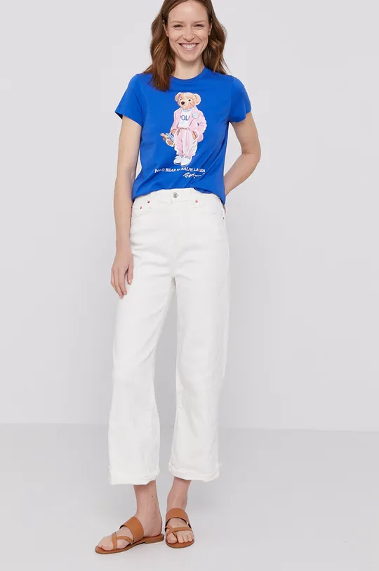 Polo Ralph Lauren T-shirt 211838100002 niebieski