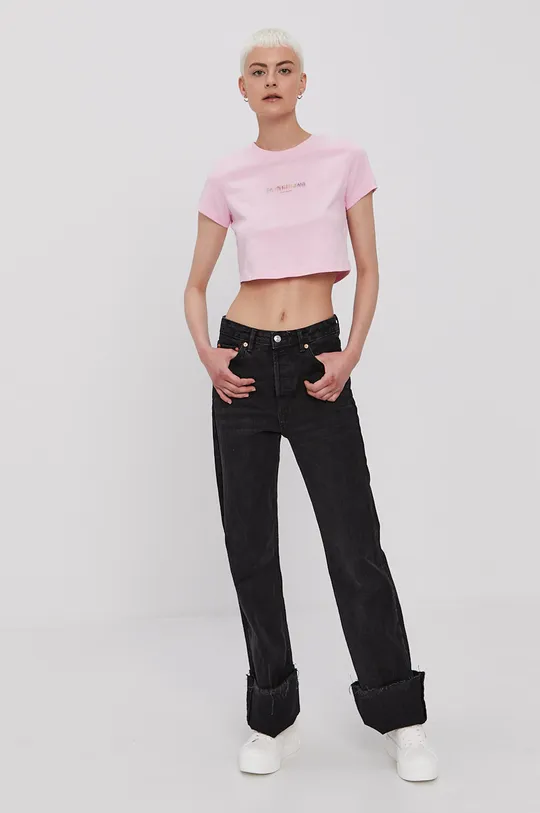 Calvin Klein Jeans T-shirt J20J217203.4891 różowy