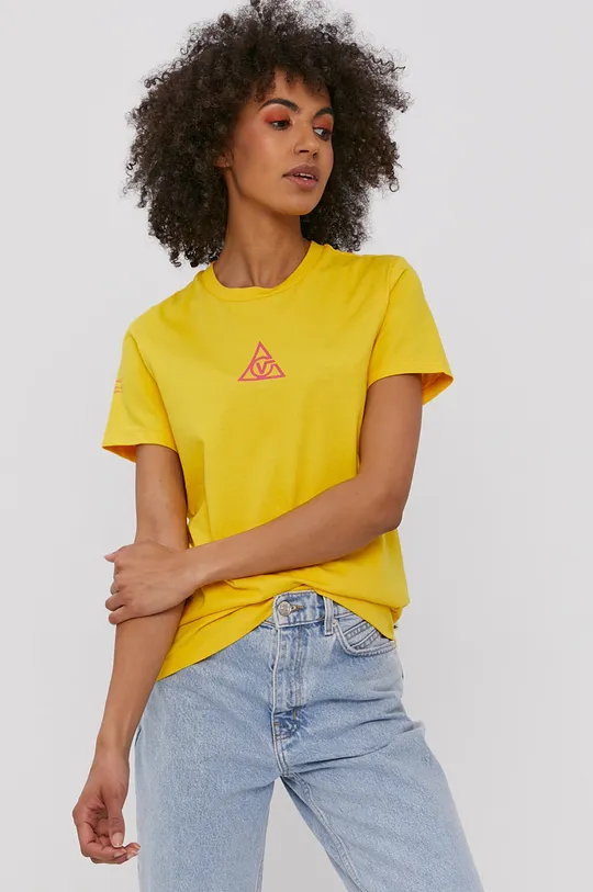 żółty Vans T-shirt Damski