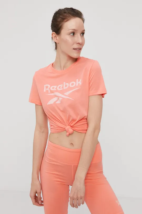 pomarańczowy Reebok T-shirt GI6865 Damski