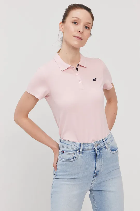 różowy 4F - T-shirt Damski