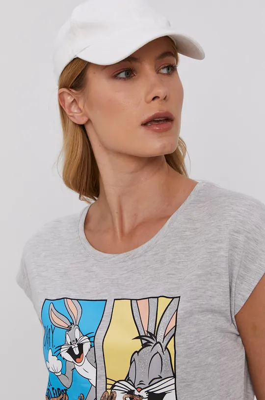 szary Haily's T-shirt x Looney Tunes