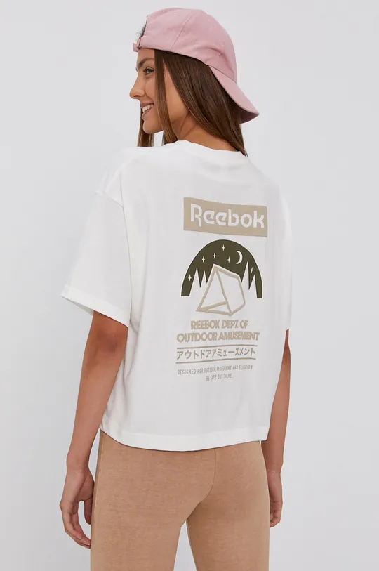Хлопковая футболка Reebok Classic GR0418  Основной материал: 100% Хлопок Резинка: 95% Хлопок, 5% Эластан