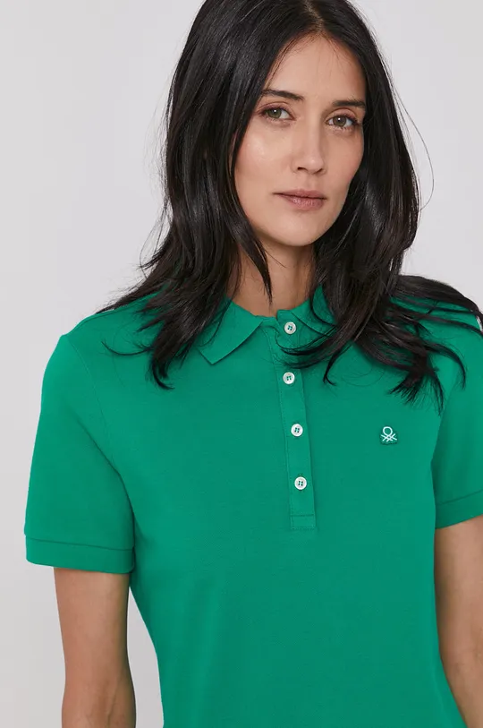zielony United Colors of Benetton - T-shirt Damski